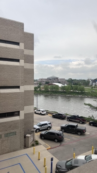 View of the Correctional Center by the Cedar River