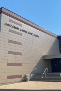 A photo of the justice center