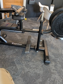 Exercise machine in the physical therapy office