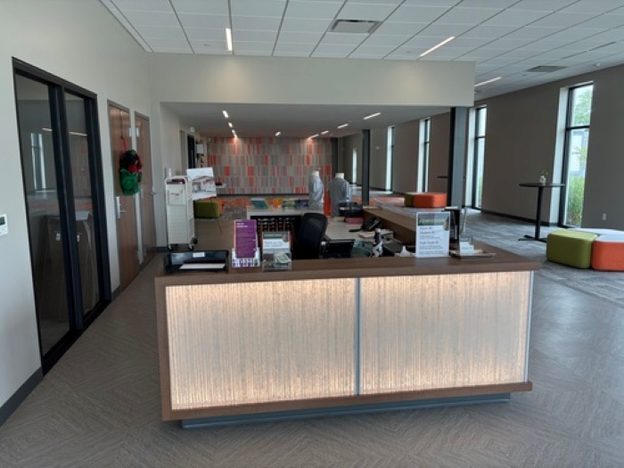 Front desk area of the African American Museum of Iowa