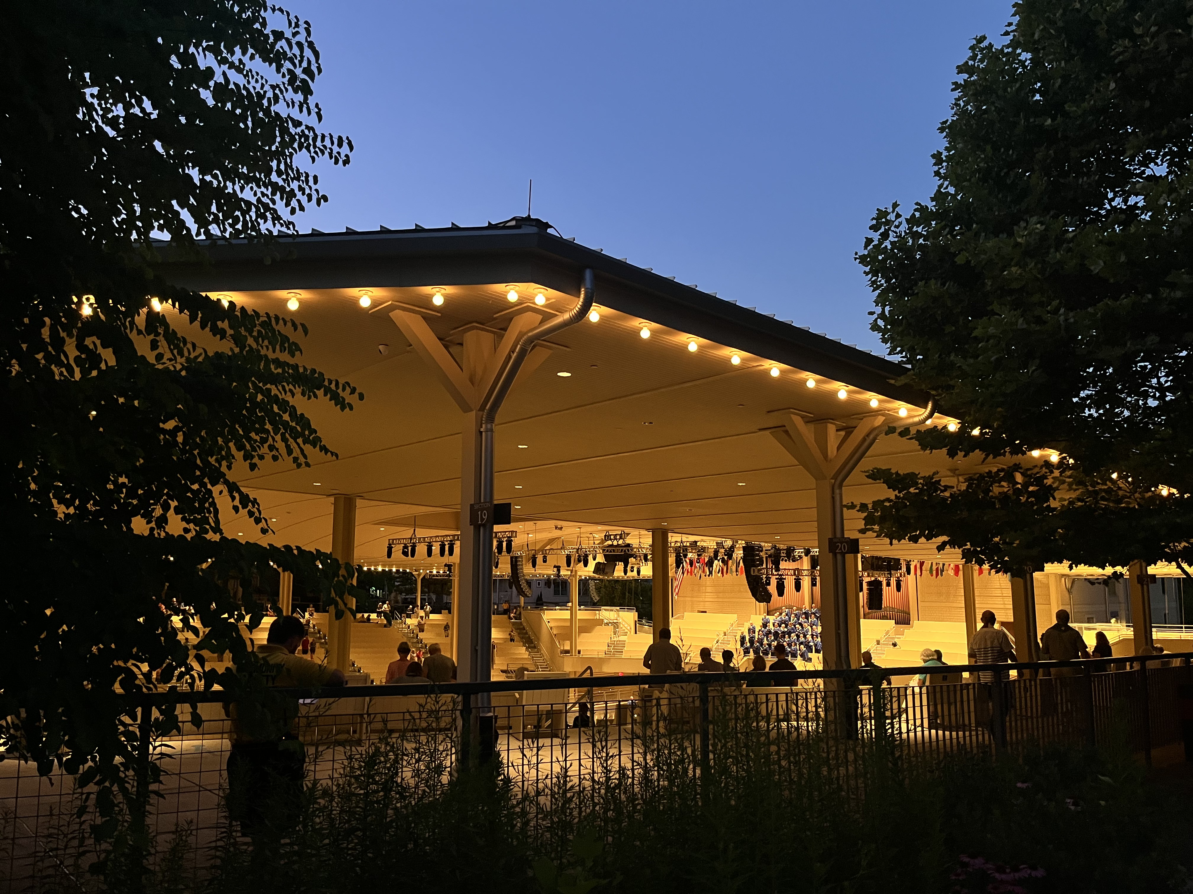 Amphitheater After Sundown, July 30, 2025