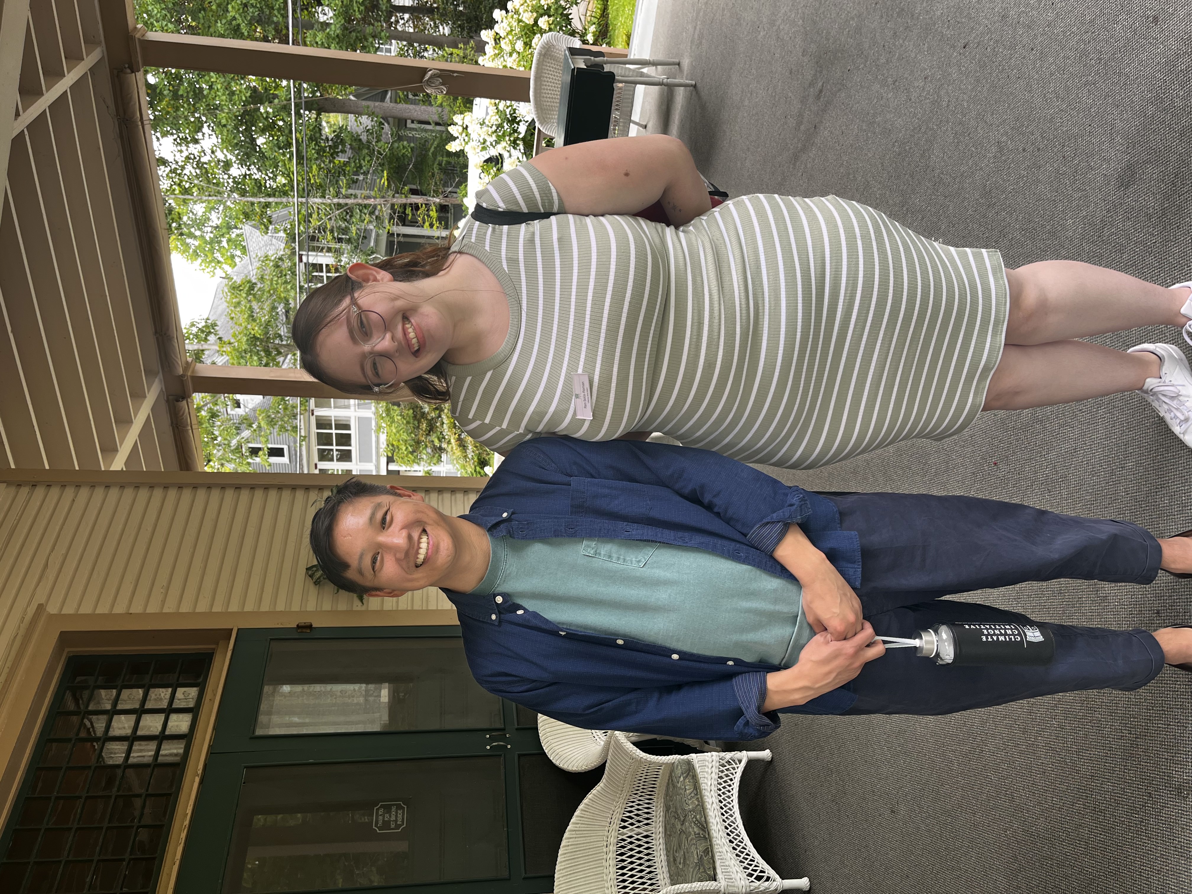 Author Kevin Nguyen with Ren Solis Roman
