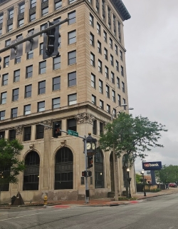 Exterior of a 7+ story office building