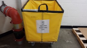 It's funny because the cart didn't actually smell.