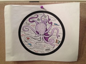 A little bit of Cornell history. Claire Solak made this during her time at the museum.