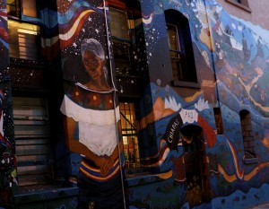 First Chicano/Latino mural! Many more to see for my Chicano/a research.