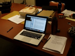 Where the critical thinking takes place. 