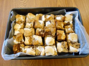 Michelle baked me an entire tray of S'mores as a goodbye gift. She knows me.