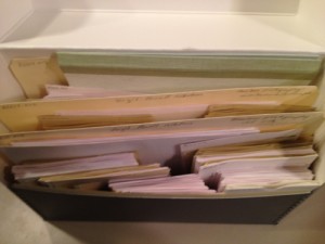 At the end of the photo collection I came up with nine very full boxes.