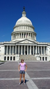 In front of the Capitol, Washington DC