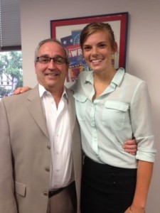 Dave and I on my last day of work!