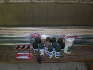 The majority the materials Home Depot donated.