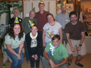 This is most of the gang from Audubon during the "see you later lunch."