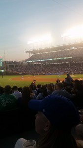 Company seats at the Cubs game!