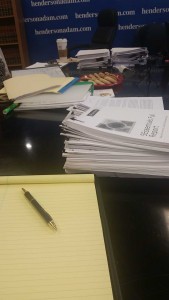 Morning arbitration with lots of files and cookies