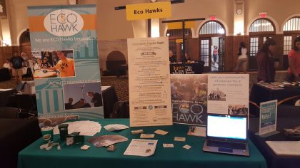 The Eco Hawks table