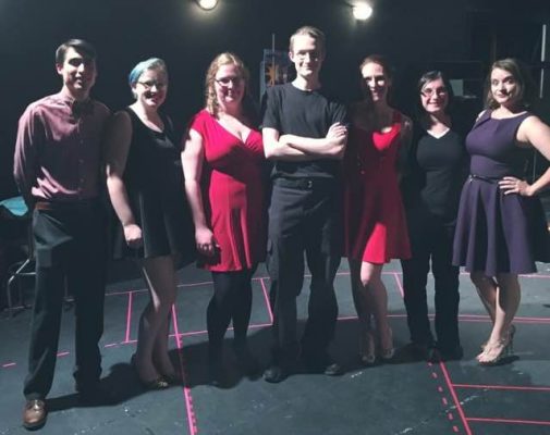 The stage management team