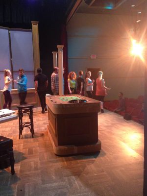 The view from backstage