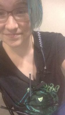 Backstage selfie at 10 out of 12