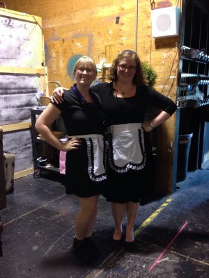 Me and Dana as maids