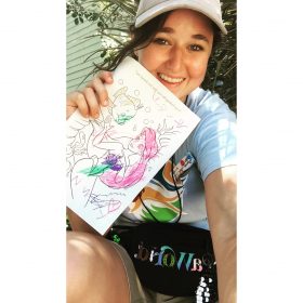 Drawing from a little camper. 