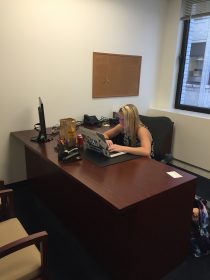 Working on Wall Street for the day.